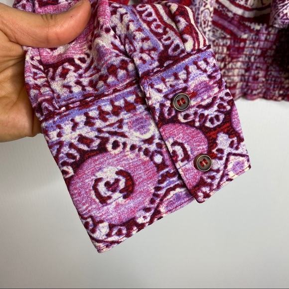 Free People- Wild and Free Blouse - Size Small - Picture 5 of 8